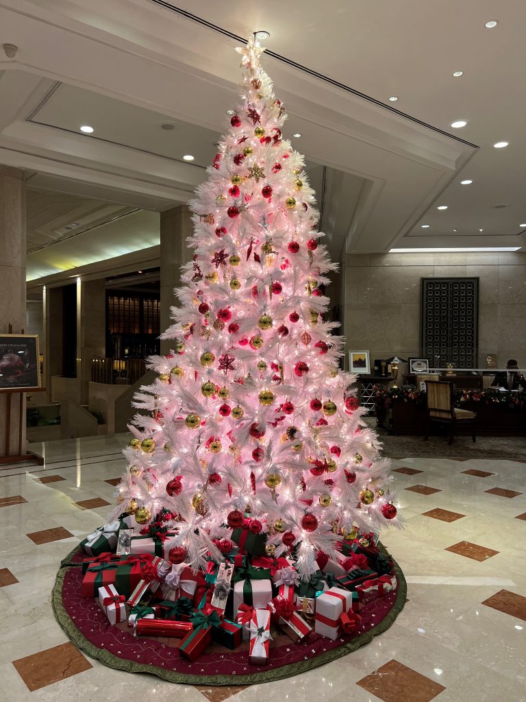 Christmas Tree at Welcomhotel Sheraton New Delhi - tribute to tribal arts  of India - BW Hotelier