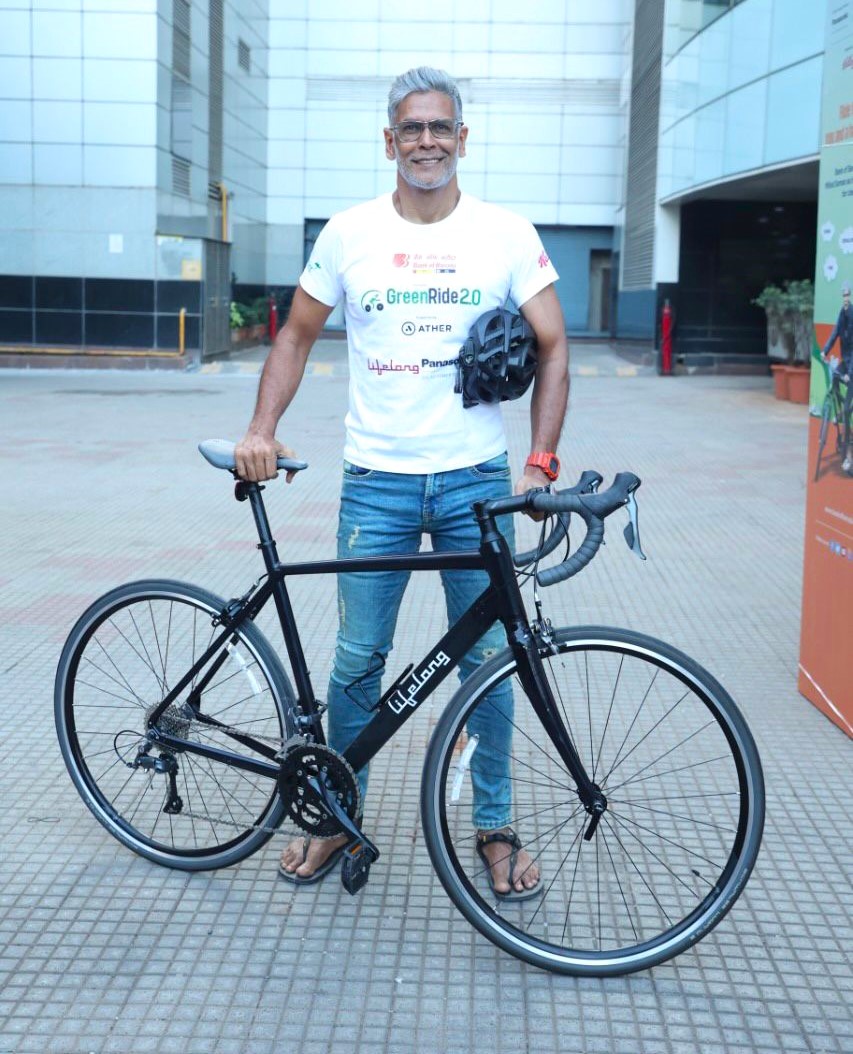 Milind Soman embarks on the 2nd edition of multi-city Green Ride