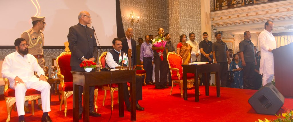 Ajit Pawar Sworn In As Deputy Chief Minister Shinde Fadnavis Ministry Expanded Mumbai